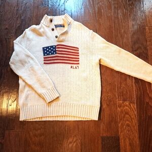 Ralph Lauren Polo Flag Sweater Men's XL